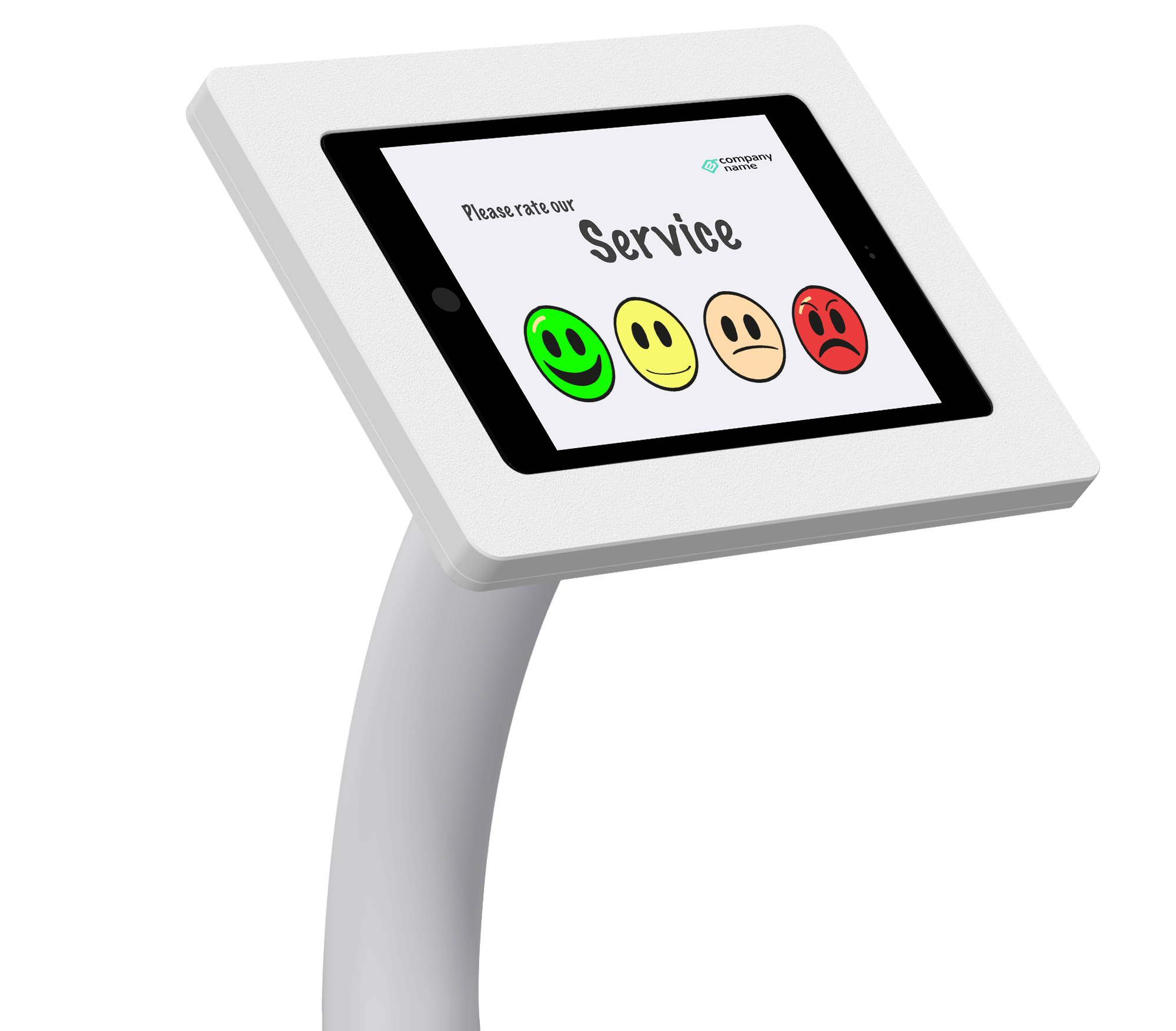 Smiley Face Survey Kiosk Happy Customer Satisfaction Survey - 