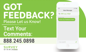 Feedback SMS Text Message
